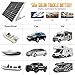 SOLPERK 50W/12V Solar Panel Kit, Solar Battery Trickle Charger Maintainer + Waterproof Controller + Adjustable Mount Bracket for Automotive Motorcycle Boat Marine RV Camping Roof