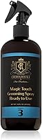 Crown Royale Magic Touch Formula 3 Grooming Spray 16oz - Shine Without Build-Up, Prevents Matting, Full Body Texture for Show Dogs, Made in USA