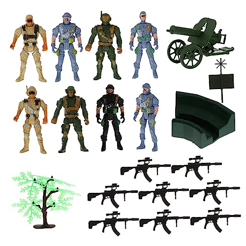 MAJORMENCH 19piezas Soldados De Juguete De Simulación Modelo De para Figuritas De Acción Accesorios para Diversión Interactiva y Desarrollo De Imaginación
