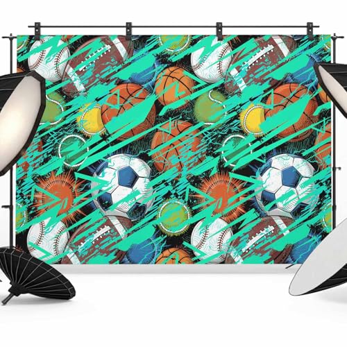 Sports Theme Photo Backdrop 8x6ft for Portraits & Events