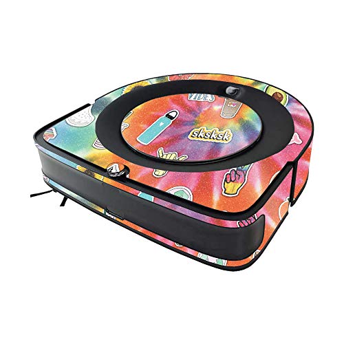 Image of MightySkins Glossy Glitter Skin Compatible with iRobot Roomba s9 Vacuum - VSCO Girl | Protective High-Gloss Glitter Finish | Easy to Apply and Change Styles | Made in The USA