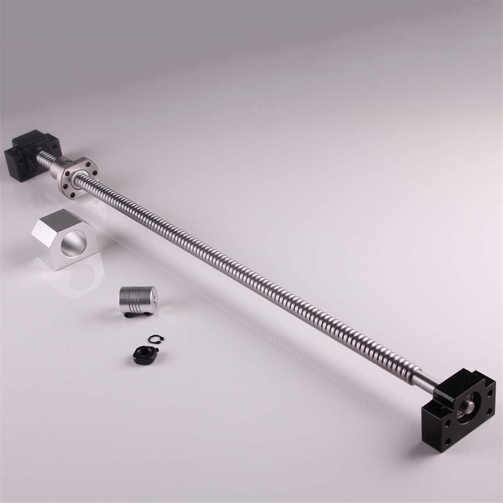 Vis à Billes Jeu de vis à Billes, vis à Billes SFU1605 + Jeu BK/BF12 + vis à Billes Anti-Jeu avec écrou à Billes + Coque d'écrou for Machines-Outils CNC(400MM)