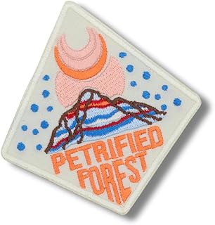 Petrified Forest National Park Patch - Arizona Travel Patch Embroidered Patches for Clothes, Strong Adhesive Sticker Applique Embroidery Patches for Clothing, Fabric, Backpack, hat, DIY