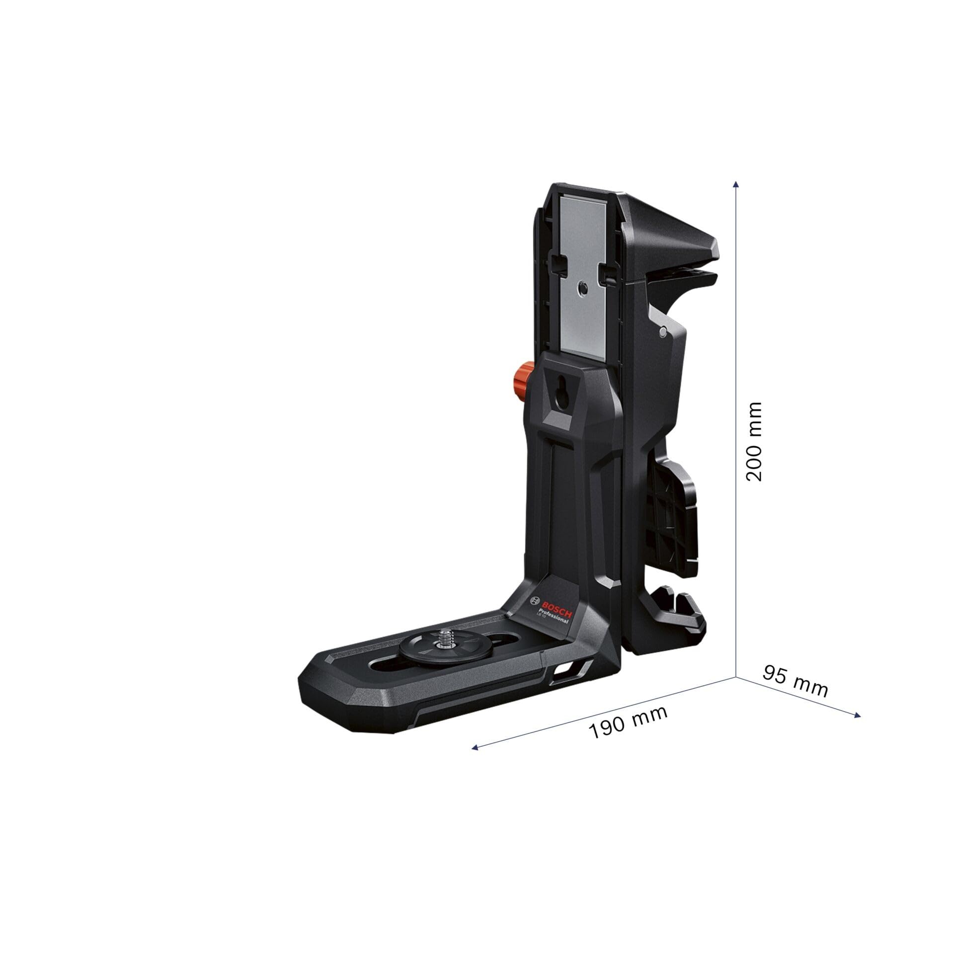 Bosch Professional Uchwyt LB 10 i klamra sufitowa DK 10 (silne magnesy, prace przy sufitach, kompatybilny z GLL 2-15 G)