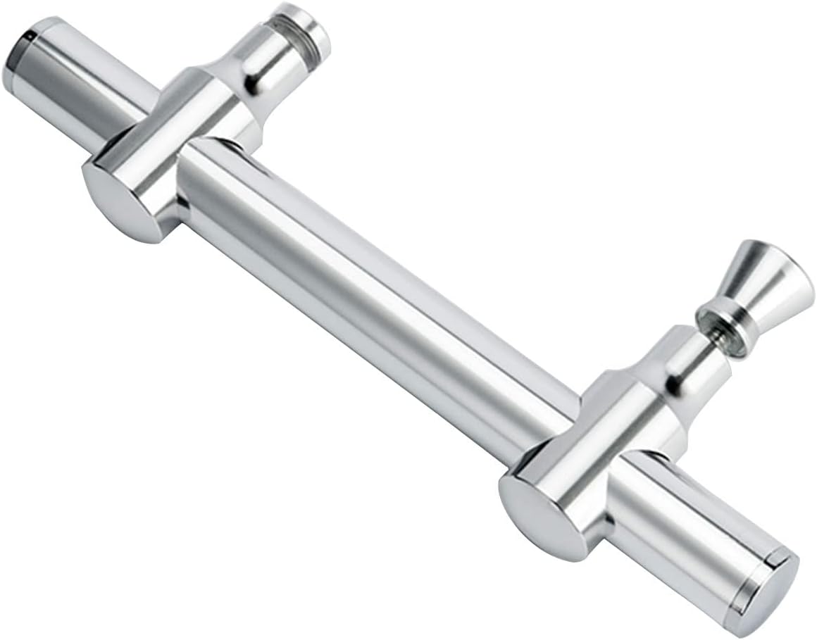 Shower Door Handle knob, Chrome Shower Glass Door Handles Pull Handle for Shower Enclosure Screen Internal/External Bathroom Door Knobs (Size : 145mm)