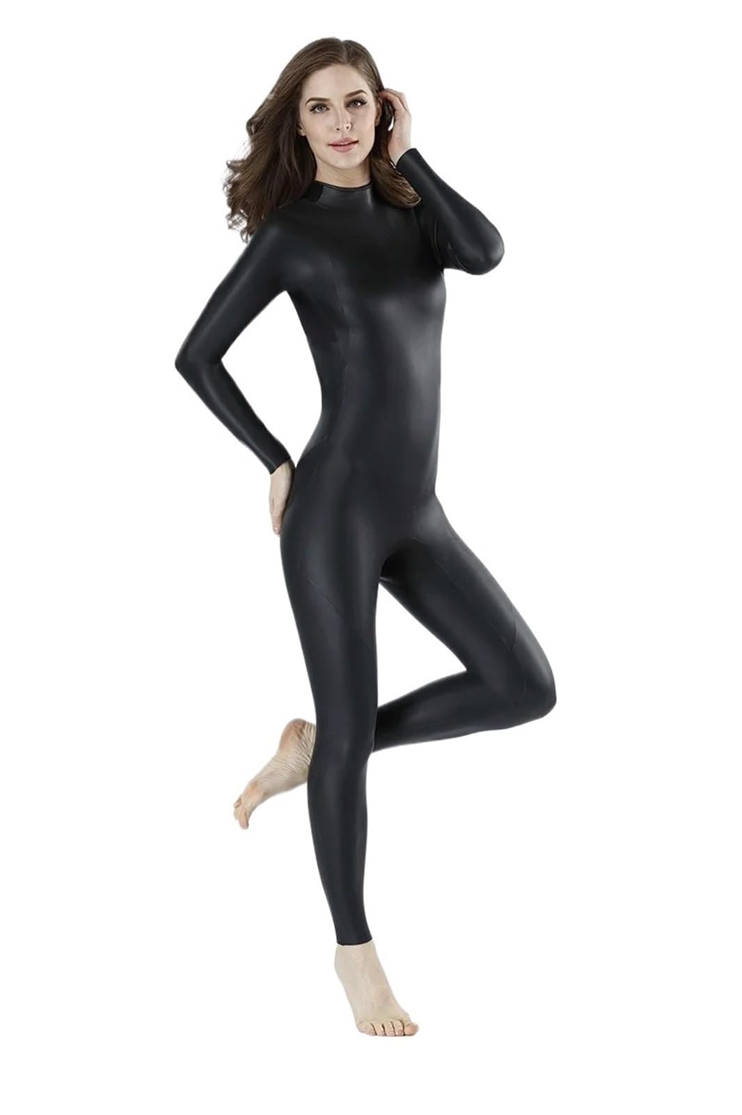 Neopreno Hombre Traje De Neopreno Elástico De 3 Mm For Hombre Y Mujer, Buceo Libre, Baño De Celda Abierta Que Mantiene El Calor, Una Pieza