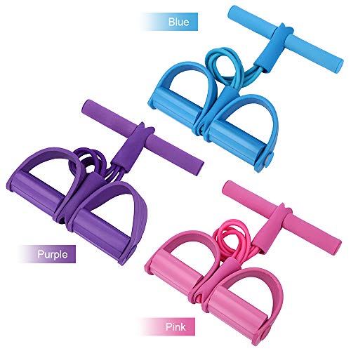 Gainty Fitness Puxar Corda Musculação Tensão Corda Elástica Puxar Corda Pedal Exercício Faixa de Res