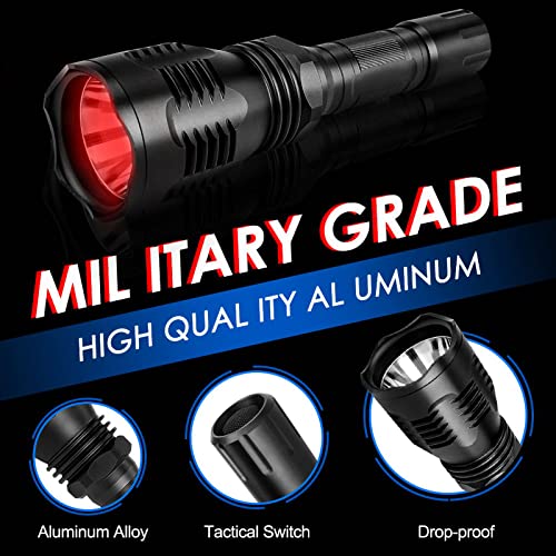 Windfire Wf802 Waterproof 350 Lumens 250 Yards Red Led Coyote Hog Fox Predator Varmint Hunting Light Kits With Remote Pressure Switch & Scope Mount Holder #TOP2