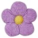 Snuggle Stuffs Adorable 18" Minky Flower Lavender Throw Pillow
