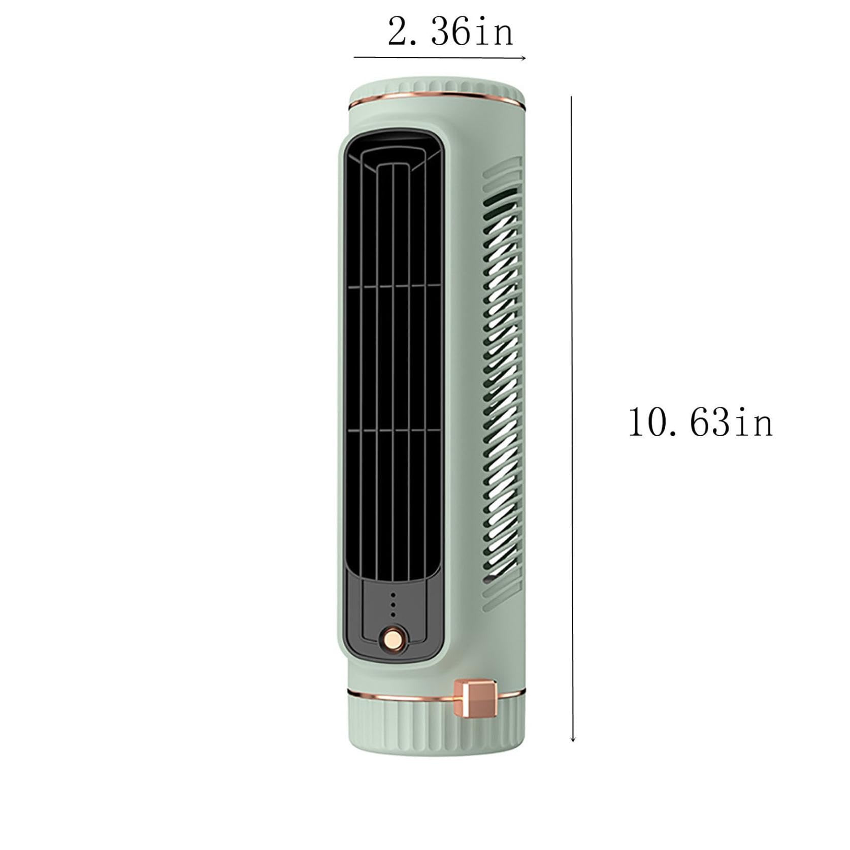 Generisch Aire acondicionado portátil,Mini aire acondicionado sin ventanas,Enfriador de aire,Tres velocidades,Ventilador silencioso sin hojas,Se puede colocar horizontal o verticalmente,Recargable