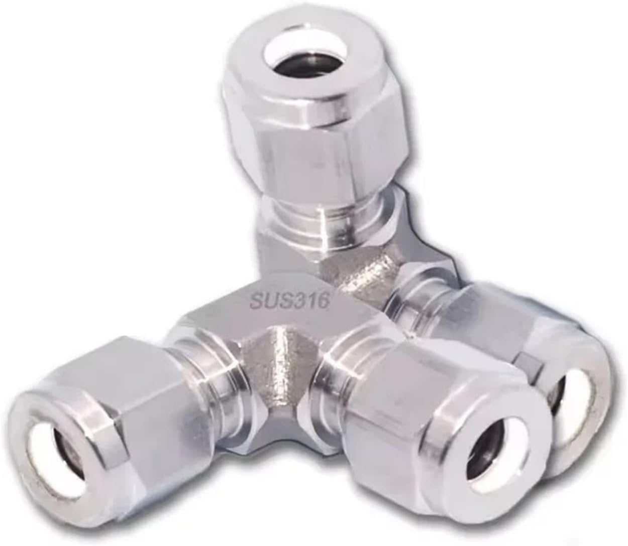 1/4in Tube to1/4in NPT/PT Female pipe female elbow for instrument compression fittings with double ferrule(FE-0604N)