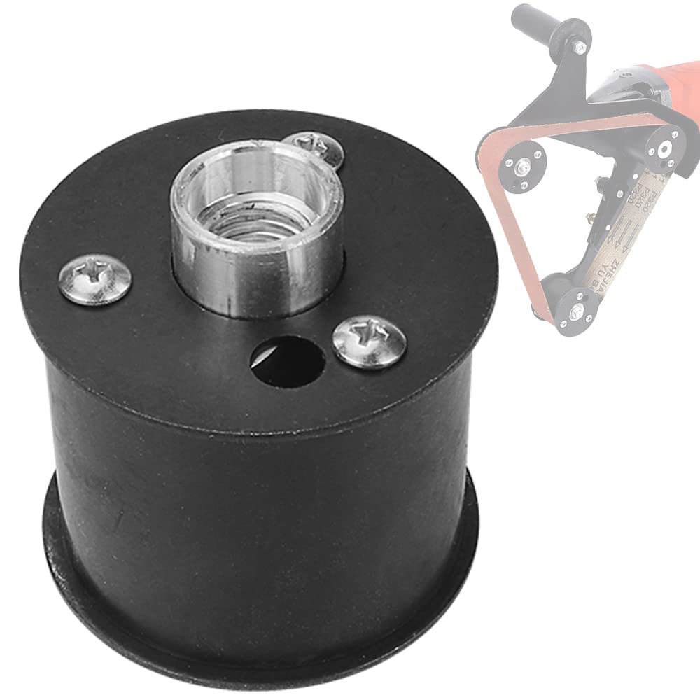 SI FANG M10 Thread Professional Easy Assembling Tube Belt Sander Attachment Bearing, Converting an Angle Grinder to a Belt Sander for Wood/Stainless Steel Aluminum Metal Pipe Tube