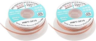 2Pcs Solder Wick Braid 5ft Length Desoldering...,