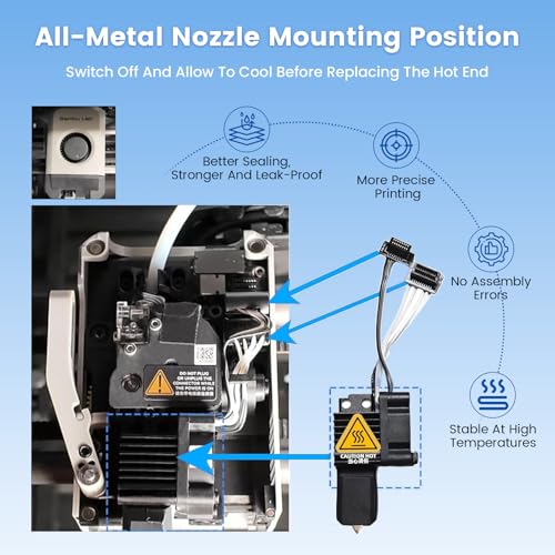 Kit hotend complet P1P P1S pour changer facilement vos buses de 0,2 à 0,6 mm - 7