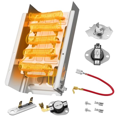 Opiniones y reviews de secadora whirpool los preferidos por los clientes. 49 2025 actualizado 279838 W10724237 - Kit de elementos de calefacción para secadora Whirlpool Kenmore Amana Ned4655ew1 Wed4815ew1 Medc215ew1-Incluyen WP3387134 WP3977767 WPP3992...