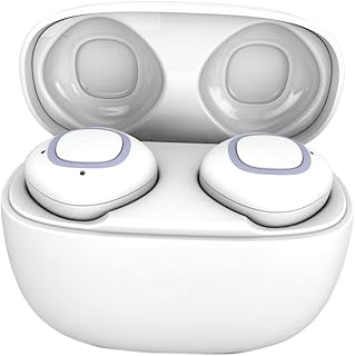 PartyKindom Fone De Ouvido Branco Fone De Ouvido Com Cancelamento De Ruído Fone De Ouvido Esporte Fone De Ouvido Correndo Som Estéreo Fone De Ouvido Estéreo Controle De Toque Fones De Ouvido