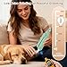 2-in-1 Dog Nail Clippers and Cat Nail Clippers with Light, Quick Sensor and Safety Guard, USB Rechargeable Pet Nail Trimmer with 2 LED Lights for Large Medium Small Dogs and Cats (Light Green)