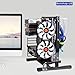 Computer Motherboard Case Rack DIY Personality ATX/M-ATX/ITX Chassis Bracket Open Chassis Rack Vertical Test Frame Aluminum Chassis Set for PC Motherboard Case