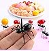 Ant Toothpicks Fruit Dessert Fork (24Pcs) – OOTSR Reusable Ant Food Pick Animal Appetizer Forks for Snack Cake Dessert with Storage Box for Kitchen Baby Shower Wedding Birthday Party