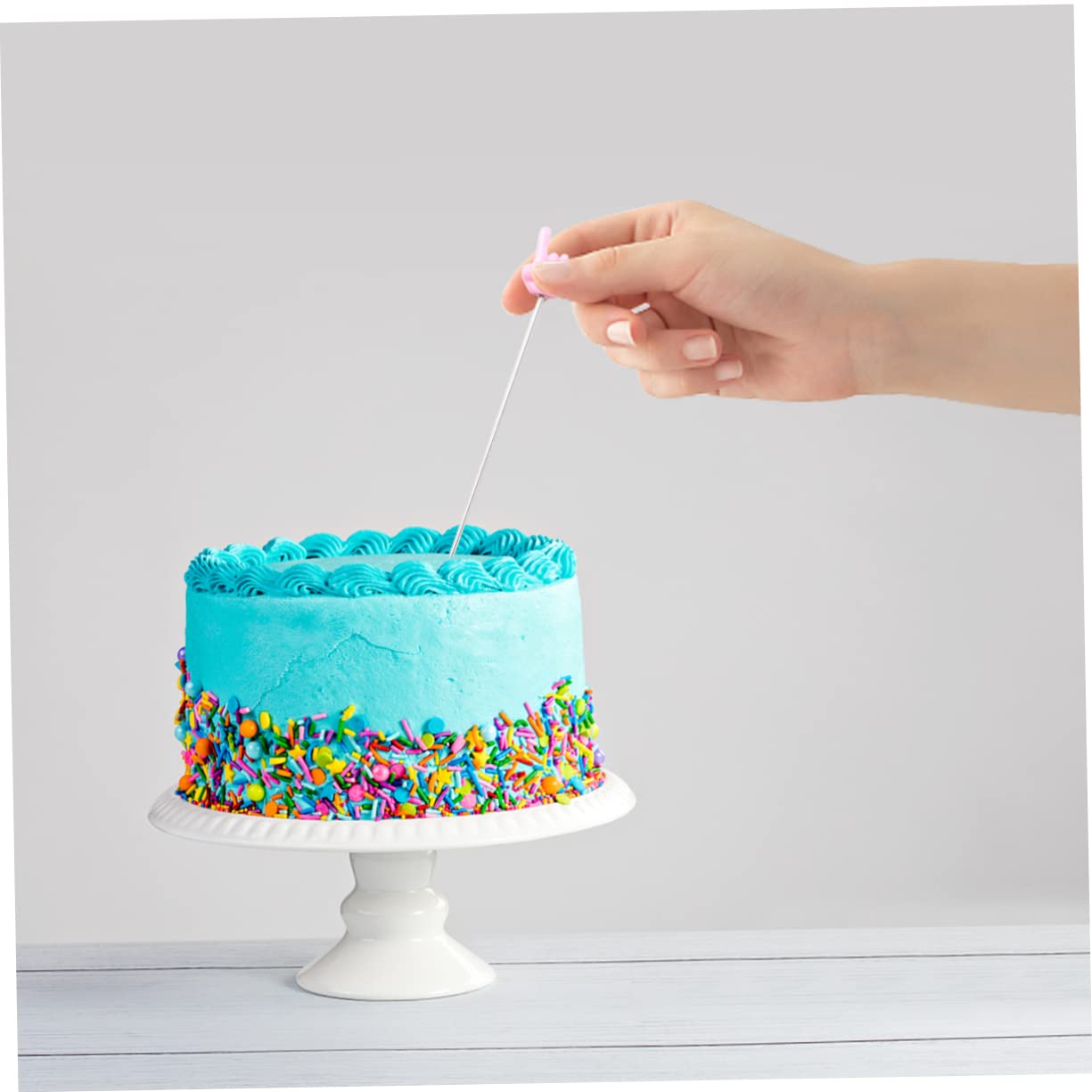 BRIGHTFUFU 2pcs Cake Test Pin Tester Needle Baking Home Bakery Supplies Cake Testing Stick Bakery Equipment Cake Supplies Bread Tool Bakery Tool Cake Essentials Tools Test Cake Stick