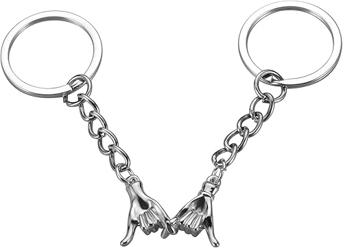 VANLOVEMAC Pinky Promise - Regalo para parejas, regalos a juego para parejas, regalos para novio, novia, mejor amigo, él y ella