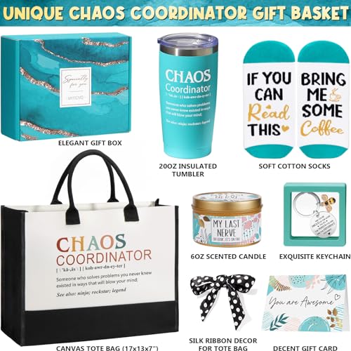 Image of Thank You Gifts for Women Teacher Appreciation Gifts Chaos Coordinator Gift