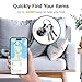 2026 New Air Tracker Tags-4 Pack Compatible with Apple Find My (iOS Only), Bluetooth Tracker Smart Tag Waterproof Key Finder Item Locator Worldwide Tracking for Keys, Wallet, Luggage, Pets