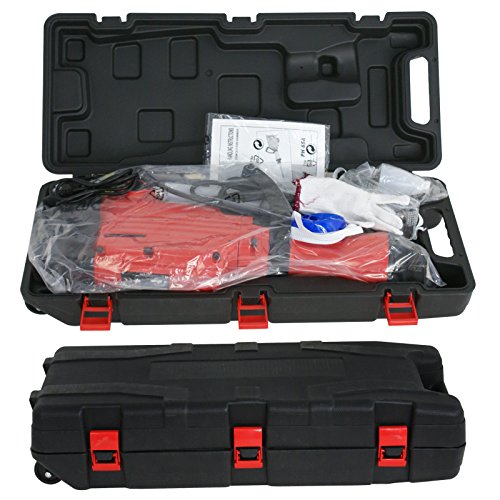 F2C 2200W Heavy Duty Electric Demolition Jack Hammer Concrete Breaker Power Tool Kit 2 Chisel 2 Punch Bit Set W/Case, Gloves