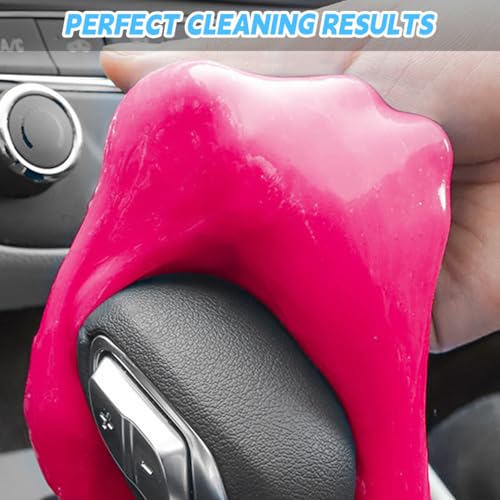 LKAHG Gel de limpeza de fendas de carro, limpador de interiores automotivo, ferramentas de detalhame