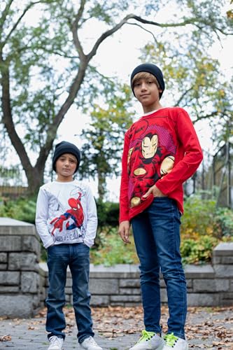 Marvel Spider-Man 2 Pack Long Sleeve T-Shirts Toddler to Big Kid Sizes (2T - 10-12) - Image 4