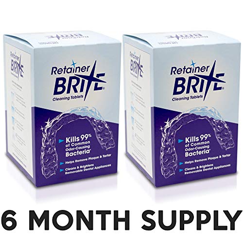 Retainer Brite Retainer Brite -6 Months Supply- 2 Boxes Pack -192 Tablets , 192 Count #TOP4
