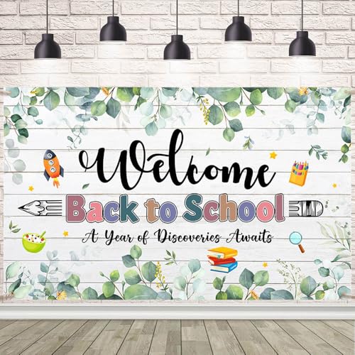 Toile de fond eucalyptus pour réussir vos photos de rentrée scolaire à la maison