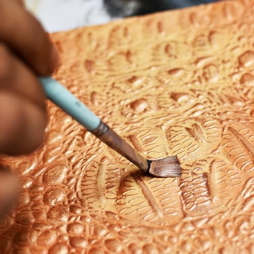 Anuschka Women's Original Hand Painted Genuine Vegetable Tanned Leather Round Coin Purse2