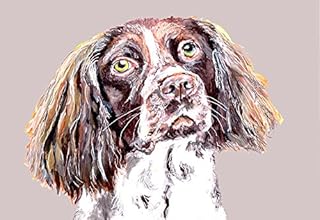English Springer Spaniel Dog Breed Print, Dog Painting Home Wall Decor, Springer Spaniel Dog Art, Springer Spaniel Owner Gift, Colorful Dog, English Springer Gift signed by Oscar Jetson