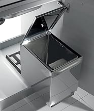 97XP/1 Removable Steel Bin with 1 Bucket 17 Litres with Lid