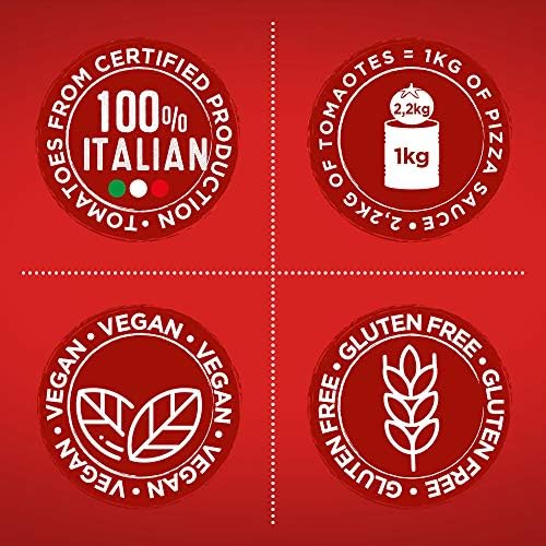 Mutti  Pizza Sauce Aromatica, Pizza Sauce, 400g, (Pack of 12)