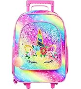 Kids Luggage for Boys and Girls, Toddler Rolling Travel Carry on Suitcase with Wheels