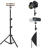 Vista 10 de Soporte de suelo para proyector, soporte de trípode portátil, soporte plegable para proyector, cámara, cámara web (18 a 40 pulgadas), soporta hasta