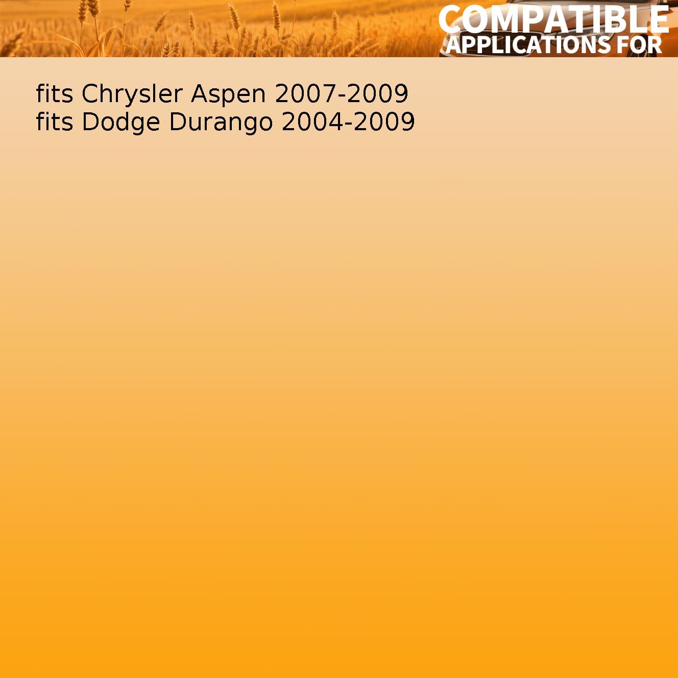 Replacement 52113261AD 1 X Rear Suspension Track Bar fits Dodge Durango 2004 2005 2006 2007 2008 2009