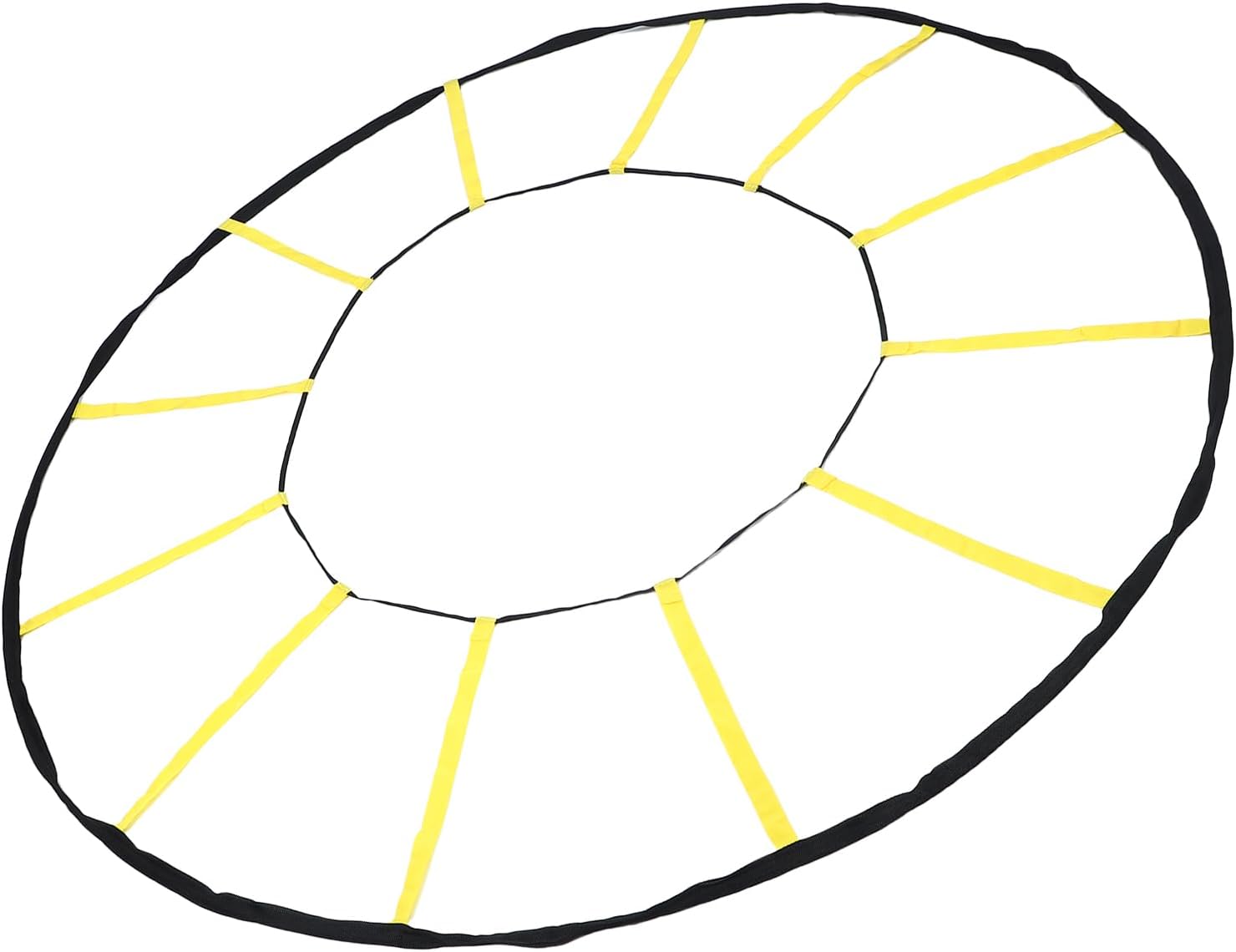 Premium Nylon Circular Training Ladder 12 Rungs Soccer Basketball Football Trainer for Athletes