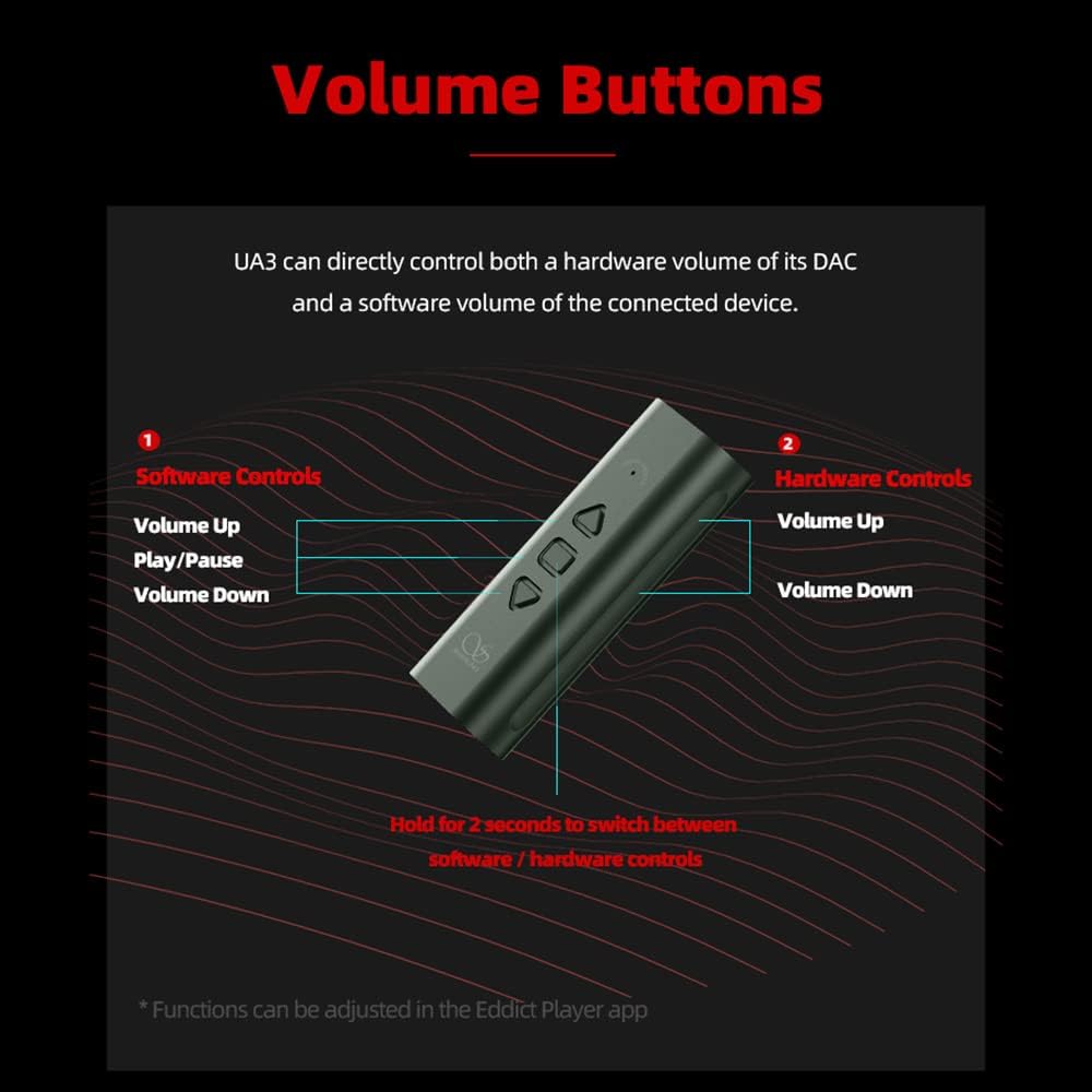 shanling ua3 portable headphone amplifiertiny earphone amps with volume controlusb dac balanced high resolutionsup 32bit768khz dsd5123 5mm4 4mm