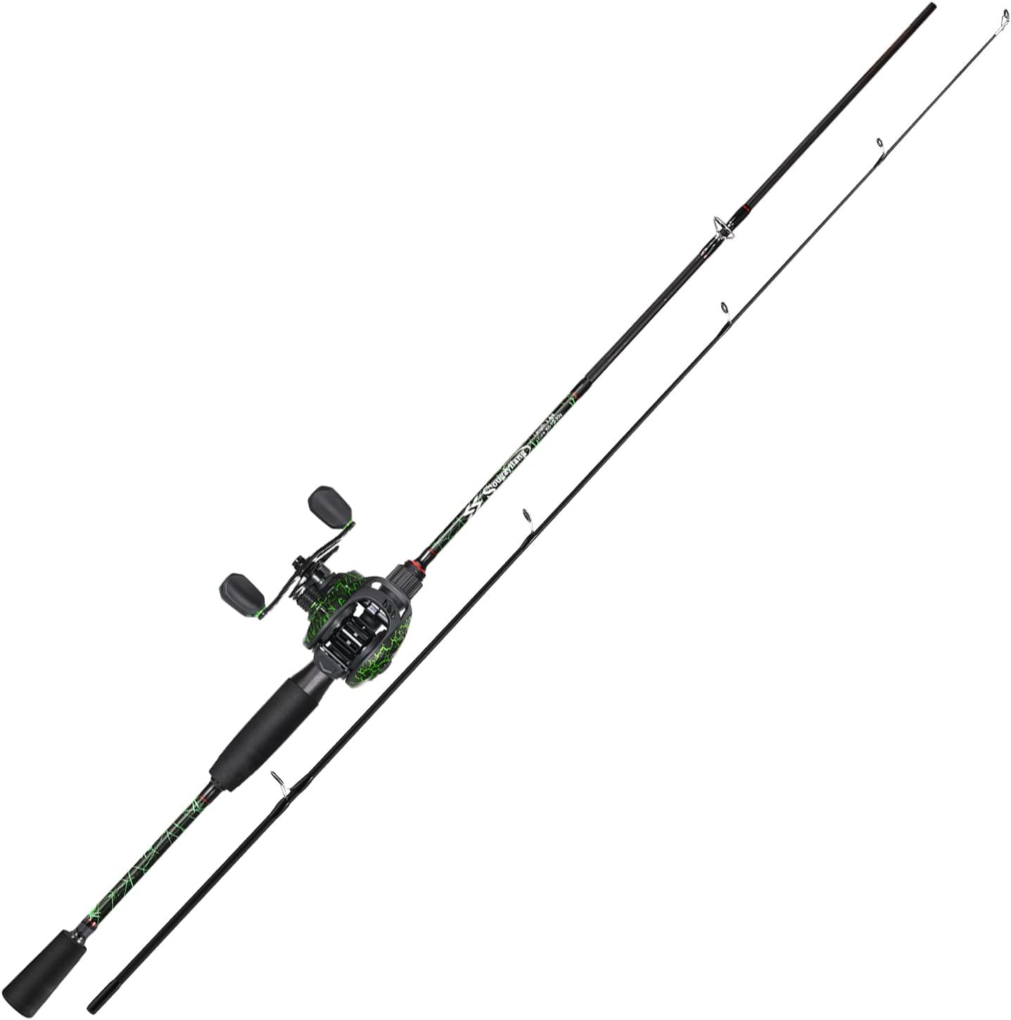 Sougayilang Fishing Rod Combo, Baitcasting&Spinning Reel with IM6 Graphite Blank Rods