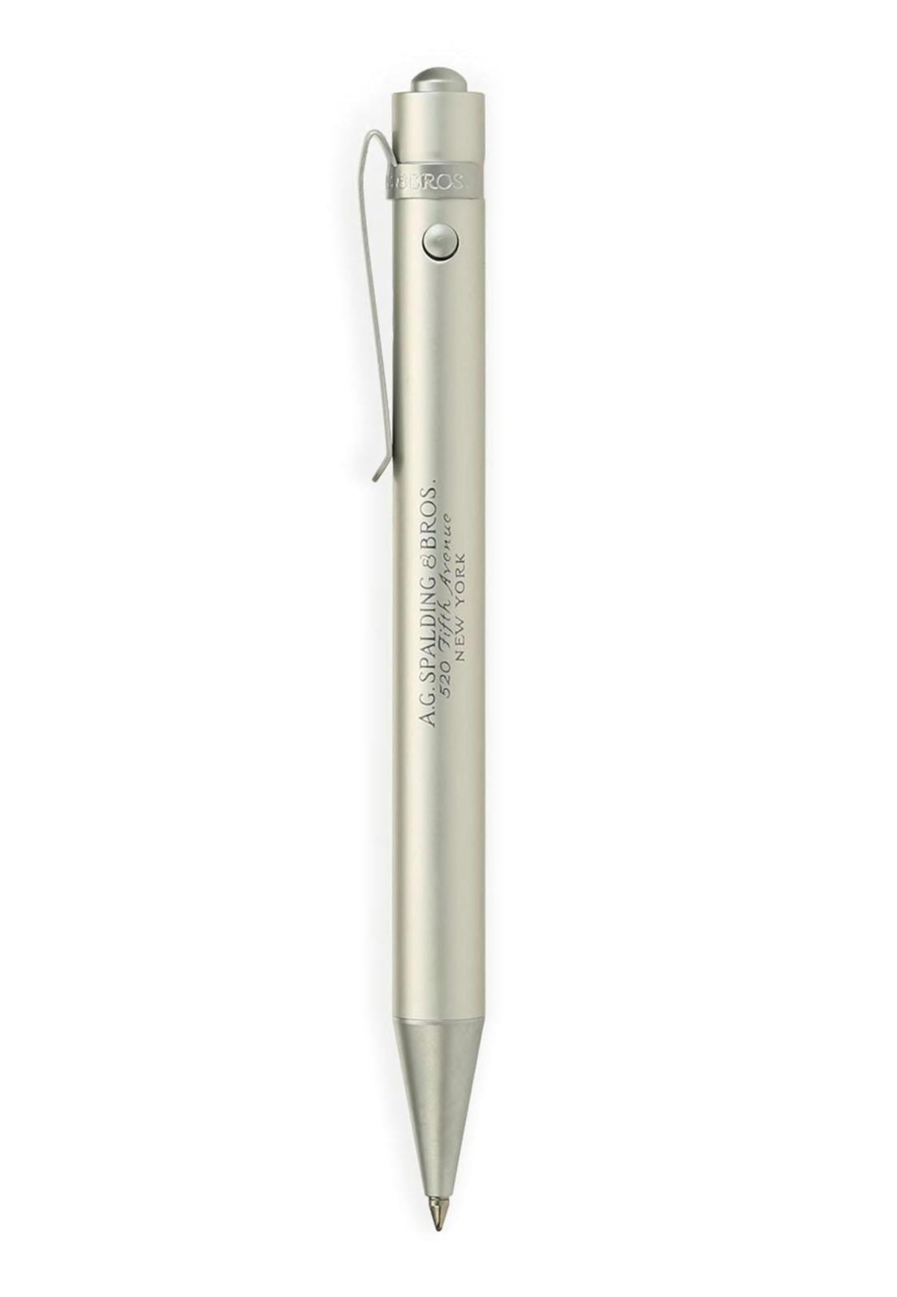 Rollerball Pen SPALDING & BROS Single Ink Liquid Aluminium Code 170125P828, Not specified