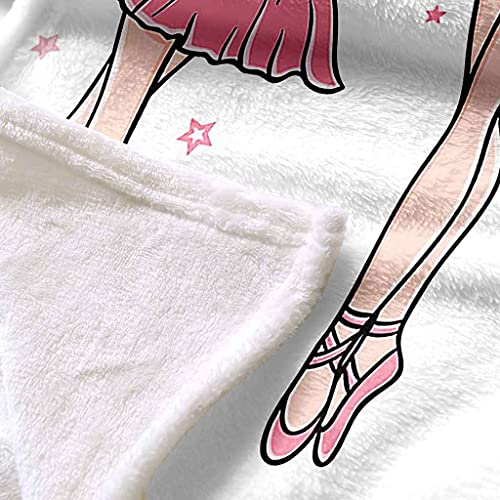 Couverture flanelle danseuse douce 150x200 couverture microfibre lit sofa - 6