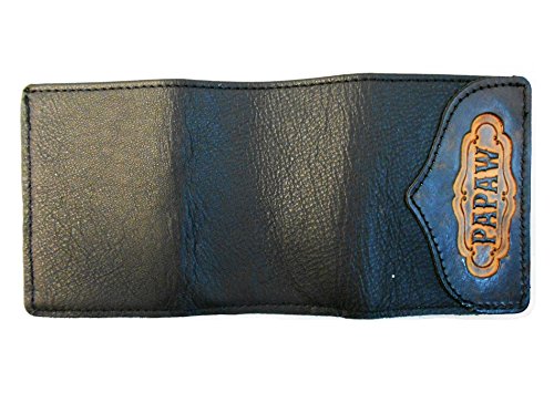 PAPAW Handcrafted Leather Trifold Wallet3