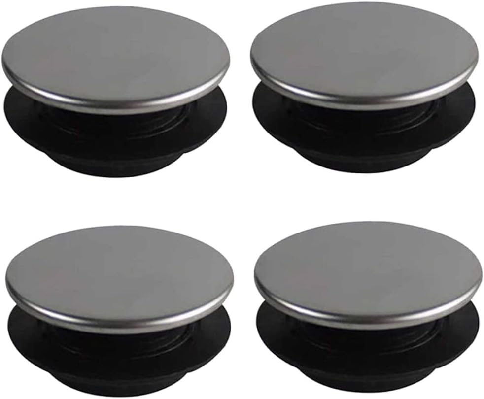 STOBOK 4pcs Kitchen Faucet Hole Cover Stainless Steel，Sink Hole Plug Kitchen Faucet Hole Cover Sink Faucet Hole Cover Sink Tap Hole Cover for Home