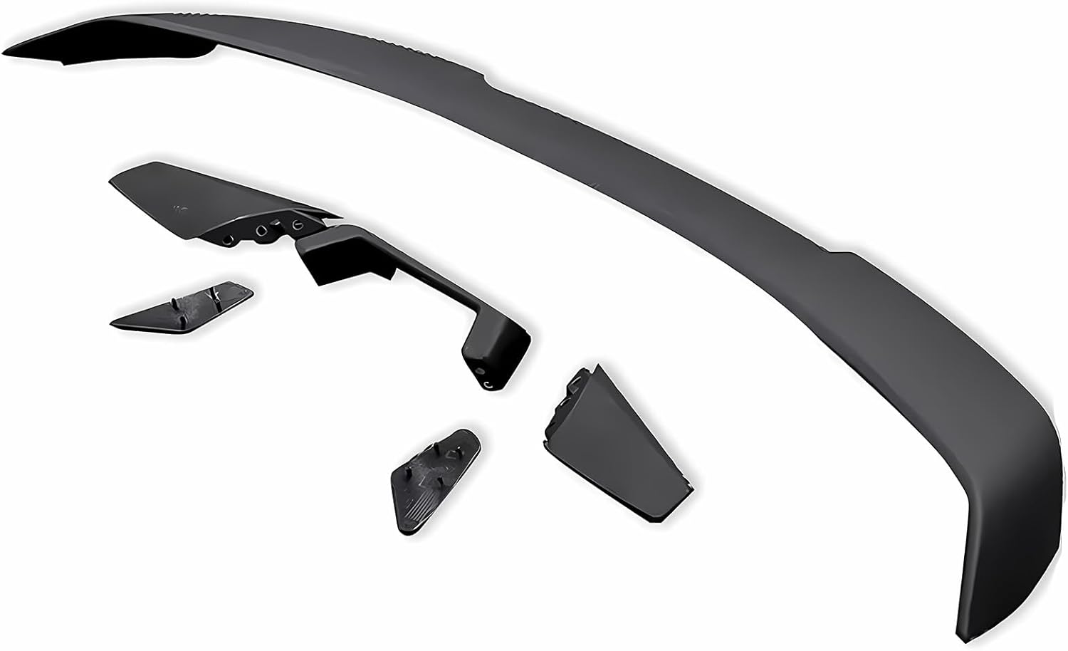 Rear Wing Spoiler Compatible with Mustang GT350 2015-2020 Rear Trunk Lip Spoiler Wing Vehicle Body Styling Kit(Blank Style (Free to Color))