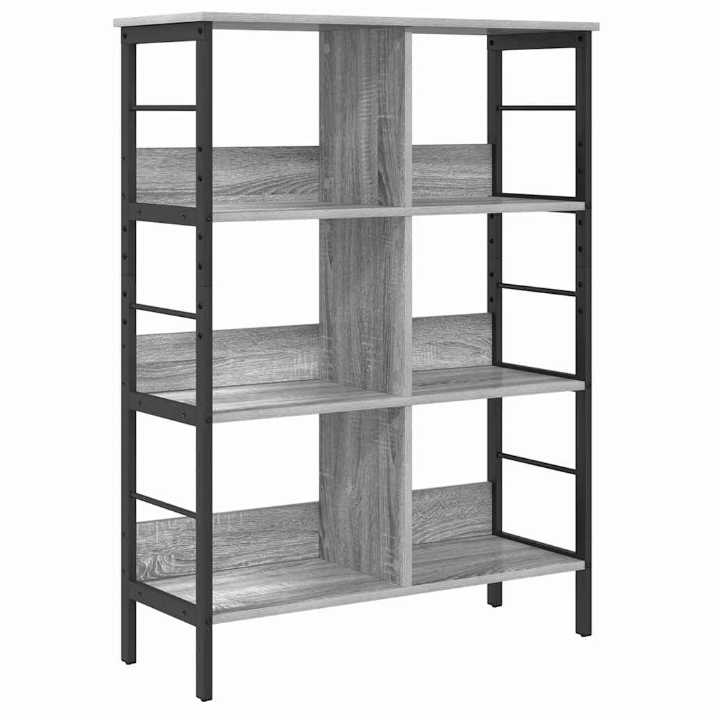 Generisch Bücherregal Graues Sonoma 82 x 32 x 112 cm Holzwerkstoff,Möbel,Regalsysteme,Bücherregale Bücherschränke-883991