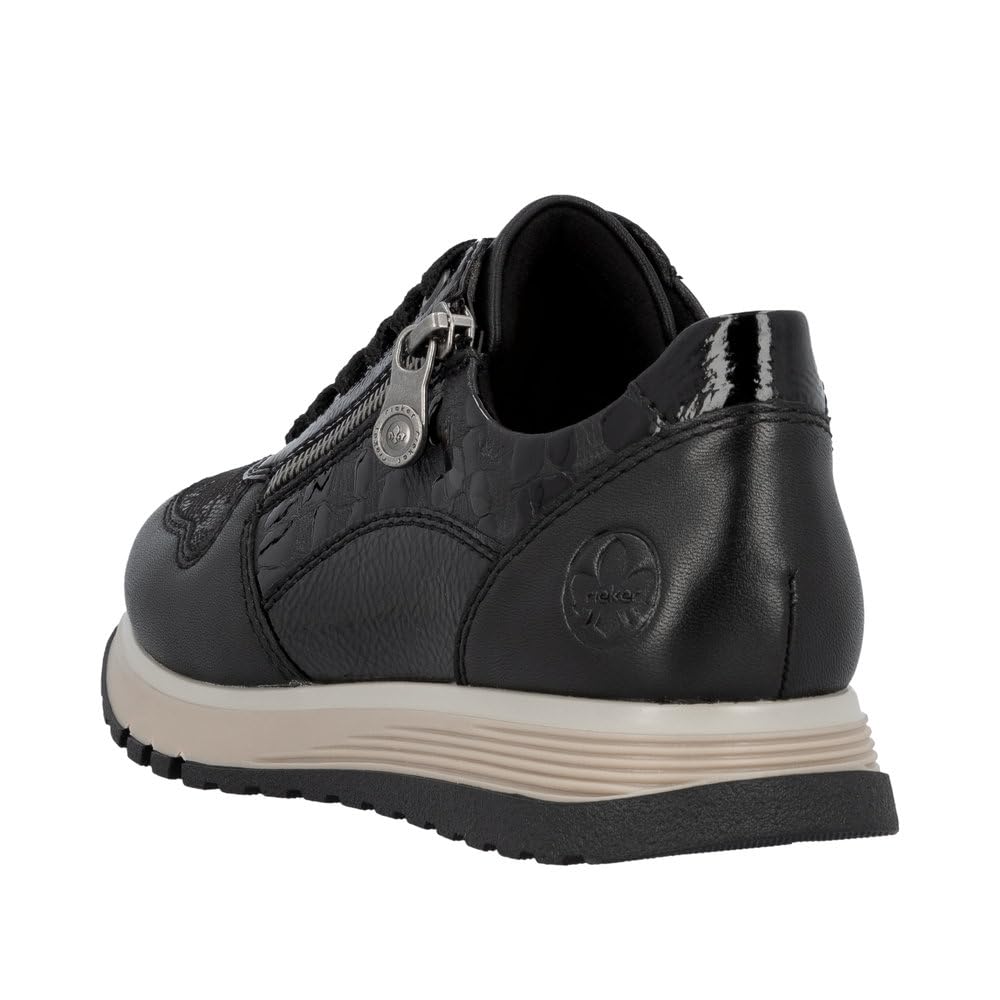 Rieker Damen Sneaker 49003-00 schwarz Gr. 40 – Ansicht 3