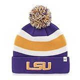 NCAA LSU Tigers '47 Breakaway Cuff Knit Hat, One Size Fits Most, Purple
